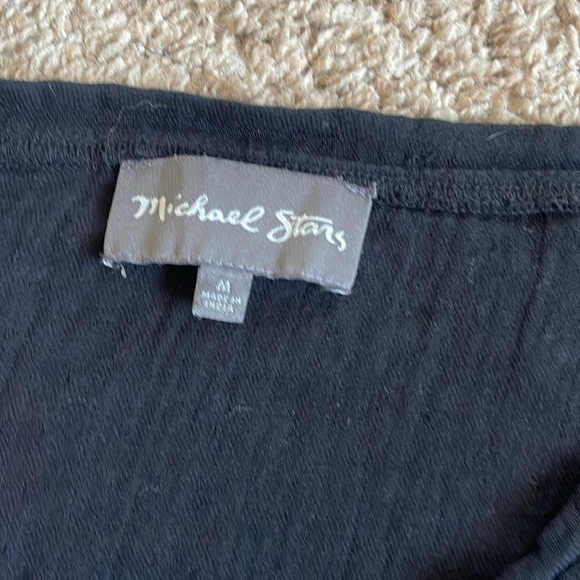 Michael Stars gauze v-neck ruffle top - Picture 6 of 6